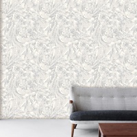 Papier peint PVC Mate3 à motif géométrique marbré floral damassé 0,53*9,2m pour salon, hôtel, chambre, bureau, salle à manger, couloir d'escalier