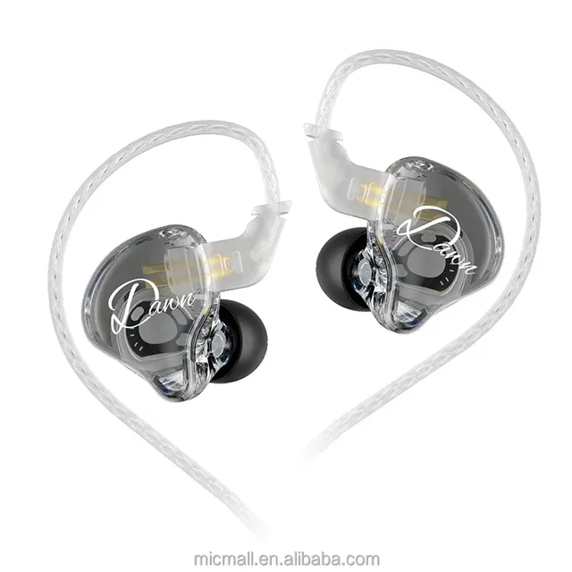High End Wired Earphone 10mm Large-Diameter Dynamic Driver Unit In-ear Earphones Hifi Monitor Sound Quality Earbud