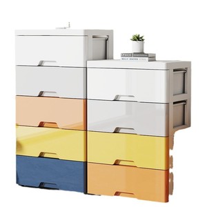 Lớn Nhựa Ngăn Kéo Loại Lưu Trữ Tủ Hộ Gia Đình Phòng Khách Phòng Ngủ Quần Áo Đồ Lặt Vặt Trẻ Em Của Đồ Chơi Hoàn Thiện Lưu Trữ - Product Image 5