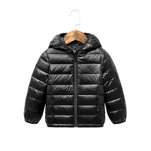 Vêtements d'hiver pour enfants OEM, manteau long pour garçons, vêtements pour filles, col en fausse fourrure, combinaison de neige bleue, parka pour adolescents - Product Image 4