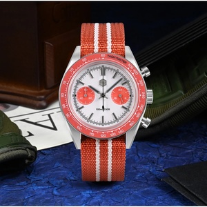 San Martin SN0116JS New <b>Chronograph</b> VK64 Quartz Watch Original Design 39.5mm Men Sports Business Dress Watches Waterproof 100m - Product Image 3