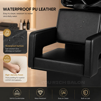 Fauteuil de lavage premium confortable pour salon, unité de lavage durable pour salon de coiffure, barbier et spa