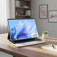 Laptop Baru Layar Sentuh IPS 14-Inci Intel N95 RAM 16GB DDR4 SSD 512GB+1TB Windows 11 Colokan US/EU Untuk Bisnis dan Penggunaan Rumah
