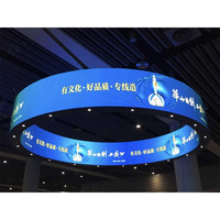 Intérieur P2.5 2.5Mm P3 polychrome rvb sans couture Flexible mur vidéo courbe souple colonne Led Module écran panneau d'affichage