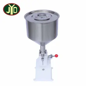 JYD toptan A03 5-50ml küçük manuel Piston şişesi sıvı dolum makinesi el işletilen dolum makinesi