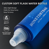 YOTO JFSL370 500mL Gourde souple testée pour la course, pliable, sans BPA, en TPU, légère, pour l'hydratation en randonnée