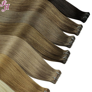 FH <span class=keywords><strong>Capelli</strong></span> Vergini Russi di Alta Qualità # 12 Extension di <span class=keywords><strong>Capelli</strong></span> Umani Naturali con Nastro Invisibile in PU, Colore <span class=keywords><strong>Cenere</strong></span> <span class=keywords><strong>Chiaro</strong></span>, Senza Cuciture - Product Image 4