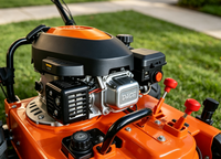 Débroussailleuse industrielle 4 temps à essence haute puissance, autotractée, poussée à la main, coupe-herbe 3800W avec fil nylon