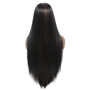 Shangke — perruques synthétiques lisses et longues, <span class=keywords><strong>cheveux</strong></span> en Fiber résistante à la chaleur, de belle couleur, Style naturel, pour femmes, en Stock, X-TRESS - Product Image 3
