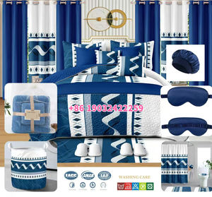 Dalam stok ukuran King 12/26-30 pcs Set seprai selimut penutup ranjang tirai cocok seprai kamar mandi Set seprai - Product Image 1