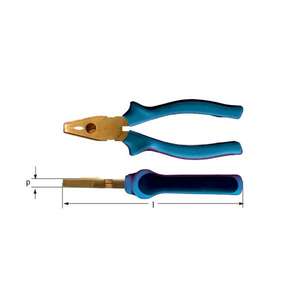 DIN5244ชุดคีม EA2000B ทองแดงเบริลเลียมไม่เกิดประกายไฟประแจท่อและใบมีดท่อ - Product Image 1