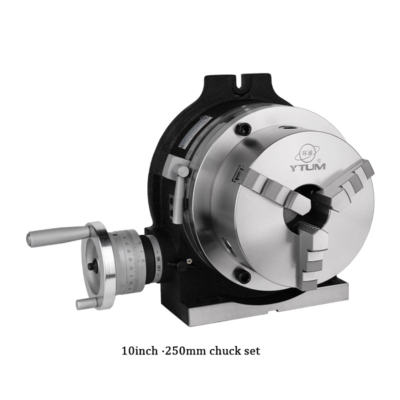10 Inch with 250MM Chuck Set Original Cnc Indexing Table with Chuck ...