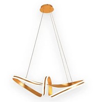 Plafonnier LED à montage en surface de haute qualité et longue durée de vie pour bureau à domicile, commande par interrupteur, design moderne élégant, 76W 4000K 78CM