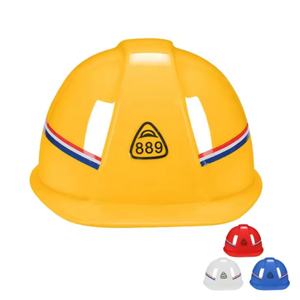 Casco de Seguridad de Plástico Amarillo Personalizable Directo de Fábrica, Casco de Seguridad Laboral al por Mayor para Seguridad Personal - Product Image 2