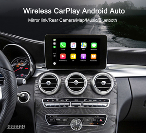 Không dây Apple Carplay & Android tự động giải mã gương liên kết hộp ngt5.0 Hệ thống tương thích Mercedes GLC 2015 2019 Radar Detector - Product Image 2