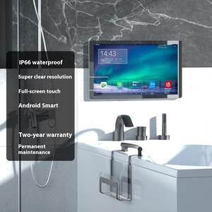 Android Smart WIFI untuk kamar mandi <span class=keywords><strong>TV</strong></span> tahan air <span class=keywords><strong>22</strong></span> inci HD 1080p LED lampu latar antarmuka LAN dekorasi Villa Hotel - Product Image 1