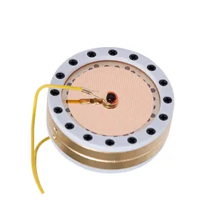 Condensador de película chapado en oro de RK-87, cabezal capacitivo de un solo lado, micrófono de diafragma grande, cabeza de sonido de membrana grande de 48V