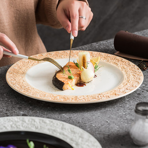 CHAODA Goldrim ensemble <span class=keywords><strong>de</strong></span> vaisselle en <span class=keywords><strong>porcelaine</strong></span> motif rond plaque <span class=keywords><strong>de</strong></span> Charge pour la décoration <span class=keywords><strong>de</strong></span> <span class=keywords><strong>Table</strong></span> cadeau donnant fait <span class=keywords><strong>de</strong></span> la céramique <span class=keywords><strong>de</strong></span> haute qualité - Product Image 2