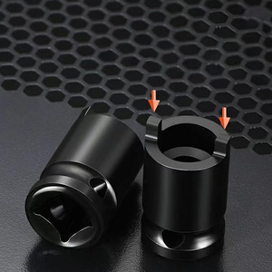 Clé à douille hexagonale de 1/2 pouces, manchon d'électrophorèse en acier 45 de qualité industrielle pour accessoires de polisseuse et meuleuse d'angle - Product Image 4