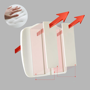 เบาะรองนั่งเมมโมรี่โฟม SUREWALHOME สำหรับรถยนต์และรถบรรทุก ช่วยบรรเทาอาการปวดสะโพกและ<span class=keywords><strong>หลัง</strong></span>ส่วนล่าง เหมาะสำหรับใช้ในสำนักงาน - Product Image 3