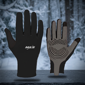 Winter Cycling Gloves Unisex Touch Screen Compatible Thermal Waterproof Windproof Gel <b>Bike</b> Gloves Palm Protection Full <b>Finger</b> 3M - Product Image 3