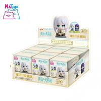 100% Original EAKI 5cm Serie Fulilian Sentados Figuras Mini de PVC Caja Sorpresa para Decoración de Escritorio Juguete Coleccionable de Anime Regalo