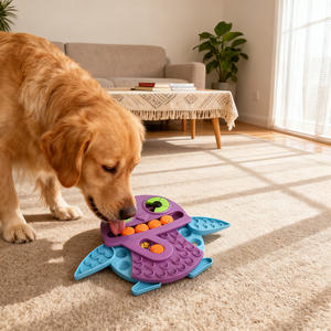 Gioco Interattivo per Cani a Forma di Gufo, Ciotola Dispensatrice di Cibo, Puzzle Olfattivo per Gatti, Palla Dispensatrice di Cibo, Gioco Intelligente per Animali Domestici, Piatto per Alimentazione Lenta - Product Image 1