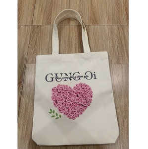 Bulk Supply for Supermarkets Eco Friendly <b>Canvas</b> Shopping Bag Reusable Cotton Tote Bag with Custom Printing - Product Image 4