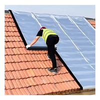 Modern tasarım kendinden yapışkanlı su geçirmez membran alüminyum folyo/bitüm çatı malzemesi malzeme çatı rulo yalıtım 3 yıl