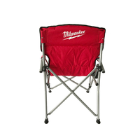 Chaise de plage pliable rembourrée portable, supportant jusqu'à 355 lb, avec accoudoirs en plastique et poche latérale pour l'extérieur, les voyages, les pique-niques, la randonnée
