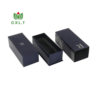Boîte à parfum en papier écologique compacte personnalisée, facile à plier, emballage plat, petit carton extérieur pour parfum avec logo personnalisé