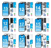 Écran de remplacement OLED en gros pour iPhone 12 13 14 15 16 17 Pro Pro Plus Pro Max 16E 17E Luminance 400 cd