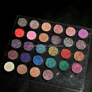 Vente en gros 26MM unique multi chrome végétalien diamant métallique ombre à paupières sans logo pigmenté paillettes duochrome holographique fard à paupières - Product Image 2