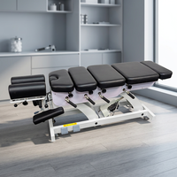 Système de table de chiropratique à hauteur fixe durable avec plateau inclinable, réglage pré-charge, pour correction de la colonne vertébrale