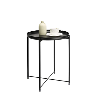 Mesa auxiliar de madera maciza natural para sala de estar, mesa auxiliar de madera duradera para sofá, mesa decorativa para esquina. - Product Image 1