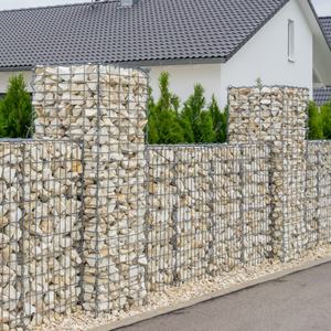 Panier <span class=keywords><strong>en</strong></span> gabion <span class=keywords><strong>en</strong></span> acier galvanisé à trous carrés soudés à prix avantageux avec service de découpe pour mur de soutènement - Product Image 2