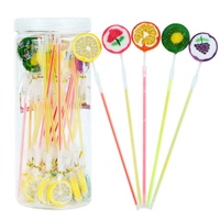 Wholesale Halal Assorted Fruit Flavor Shape Sweet Slice Lollipop Hard Candy