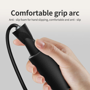 Fitness Racing Fat Burning Long <span class=keywords><strong>Corde</strong></span> Version Roulement en acier fin et <span class=keywords><strong>corde</strong></span> à <span class=keywords><strong>sauter</strong></span> à double usage en mousse Pp Eva Tpr - Product Image 3