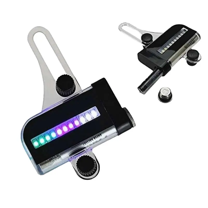 Lumière 30 changements accessoires de cyclisme nouveau deux côtés 14 LED coloré moto cyclisme vélo roue Signal pneu rayon