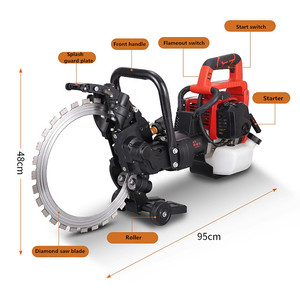 High-<span class=keywords><strong>Power</strong></span> Benzine Muur Snijmachine Betonsnijder Met Stalen Staaf Voor Raamopening Steen Modificatie <span class=keywords><strong>Power</strong></span> Troffel Tool - Product Image 4