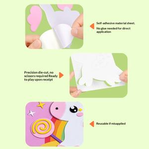 Kit d'activités créatives 3D en EVA pour enfants <span class=keywords><strong>de</strong></span> 4 à 6 ans, garçons et filles, matériel éducatif pour la création d'autocollants, jouet - Product Image 1