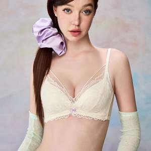 911-5 Meteor Valley Gotische stijl push-up bh met Frans kant, lichtgewicht, borstlift, anti-doorzicht, logo cup voor tieners - Product Image 2