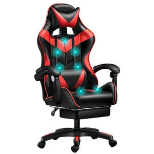 Ordinateur de course noir personnalisé Jeu de bureau Silla Gamer Chaise de jeu à vendre améliorée à bas prix - Product Image 2