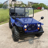 Voiture tout-terrain pour enfants Caiteng, électrique/à essence, type Jeep Willys, transmission automatique, 150cc, 110cc, 125cc, homologuée pour la route, ATV de plage
