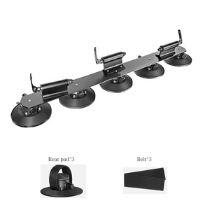 <span class=keywords><strong>Portabicicletas</strong></span> de Aluminio para Techo de Auto con Logotipo Personalizado, con Bolsa de Almacenamiento para Ciclismo, Soporte con Ventosas para 3 Bicicletas - Product Image 2