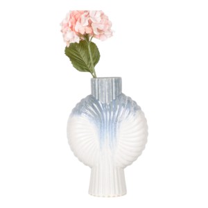 Vaso in Ceramica a Forma di Conchiglia, Vaso Decorativo per Fiori, Design Costiero, Decorazione da Tavolo - Product Image 3