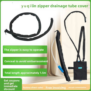 Yuqilin ที่ครอบท่อระบายน้ำแบบมีซิป, ถุงเก็บปัสสาวะแบบพกพาสำหรับกิจกรรมกลางแจ้งปกป้องความเป็นส่วนตัวถุงเก็บปัสสาวะแบบซ่อนเร้นมีท่อระบายน้ำ - Product Image 2