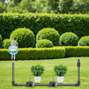 Contrôleur d'<span class=keywords><strong>arrosage</strong></span> et d'irrigation des plantes à double commande WIFI et <span class=keywords><strong>Bluetooth</strong></span>, système d'irrigation goutte à goutte automatique - Product Image 3