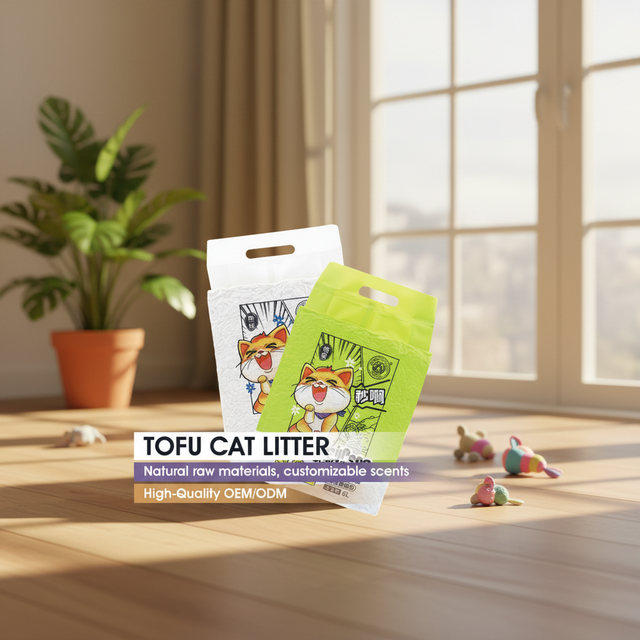 Factory Direct High Absorption Dust Free Odor Control pH Health Monitor Tofu Cat Litter