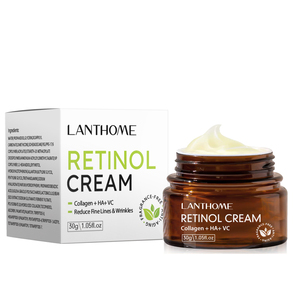 Crème de nuit anti-rides Lanthome à l'acide hyaluronique et au rétinol 2,5 %, crème pour le visage à la <span class=keywords><strong>vitamine</strong></span> <span class=keywords><strong>A</strong></span> et au rétinol - Product Image 1